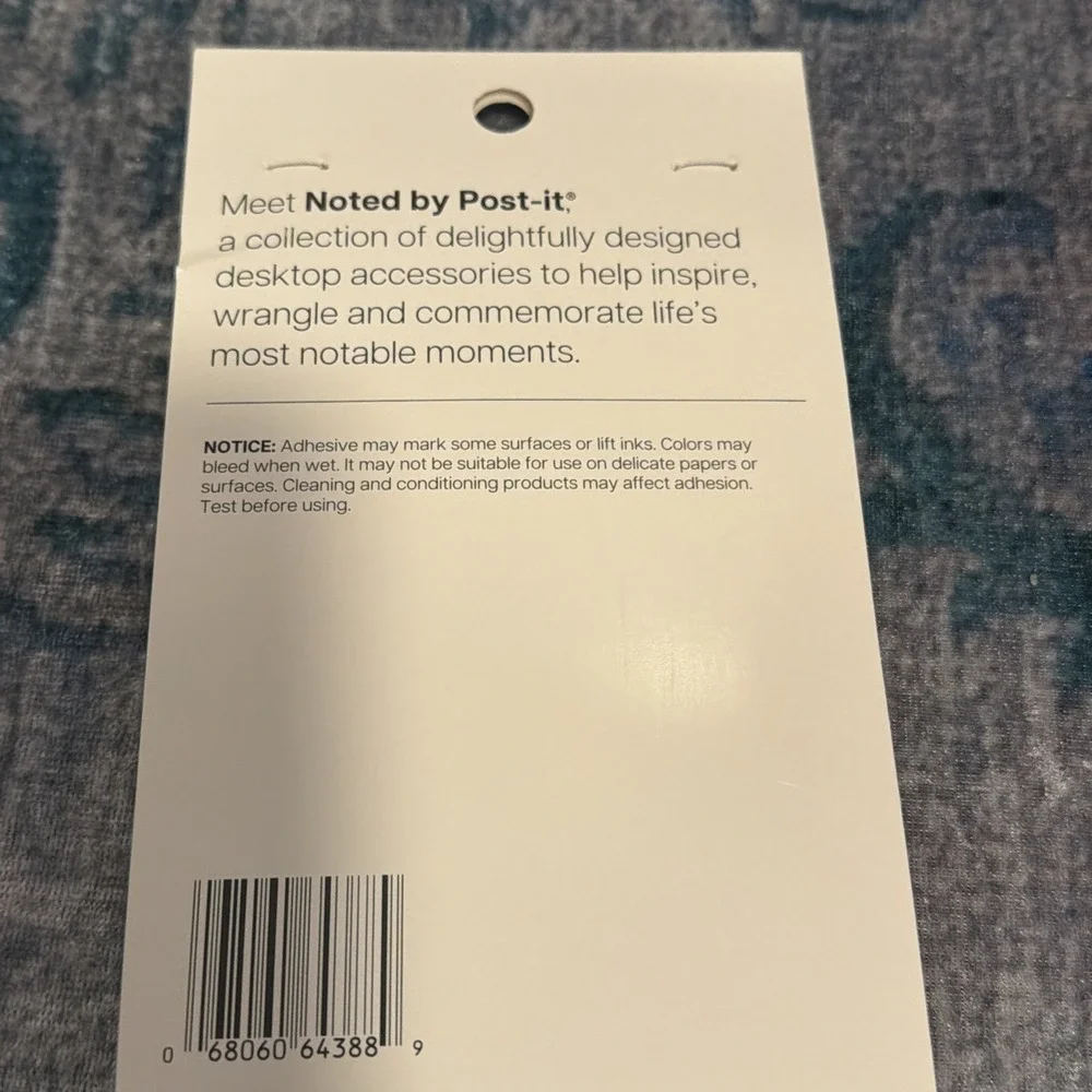NOTED By Post It LIST Notes Top 3 Pack of 1